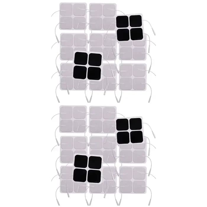 80Pcs Coussinets pour électrostimulateur TENS