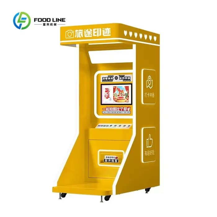 Machine de photomaton personnalisée avec imprimante, photomaton intelligent automatique avec caméra, impression instantanée de photos, création d'aimants photo pour réfrigérateur