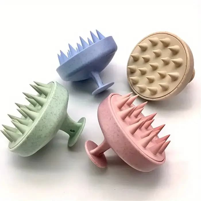 Brosse à shampoing en Silicone