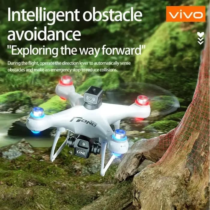 ZFR E55 Drone Mini double caméra 8K aérien HD hélicoptère professionnel GPS positionnement évitement moteur sans bus Drone UAV