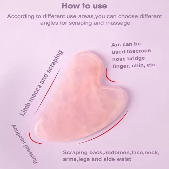 Résine naturelle Gua Sha grattage Massage grattoir visage Gua Sha SPA cou masseur femmes Portable