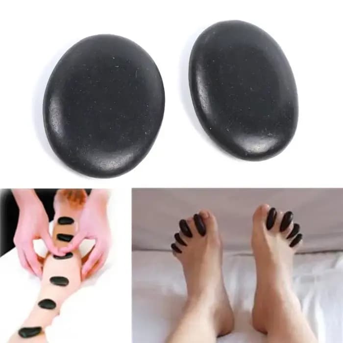 7 pièces pierres de beauté Massage Spa roche basalte pierre lave énergie naturelle