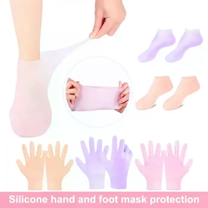Masque pour les pieds Anti-fissure en Silicone SPA