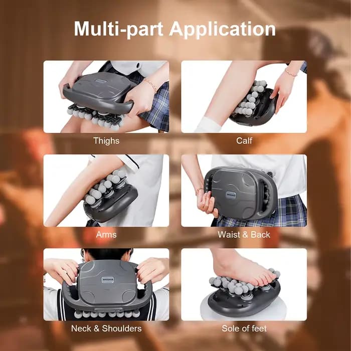 Pistolet de massage corporel à 42 têtes, vibrations à haute fréquence, pistolet de fascia, masseur pour le dos, la taille, les cuisses, le cou, les épaules, masseur musculaire