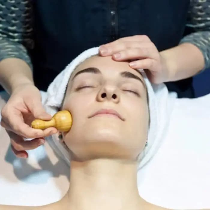 Masseur de Spa en bois pour le visage