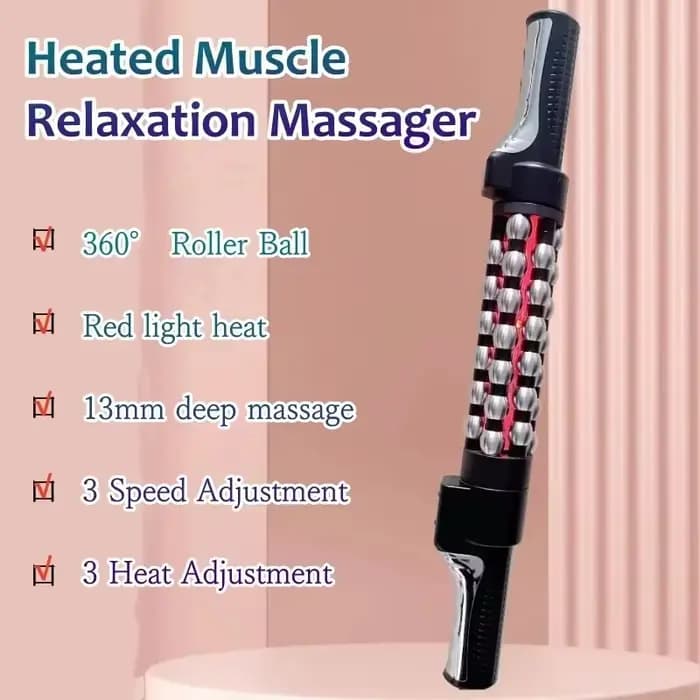 Appareil de massage chauffant à lumière rouge