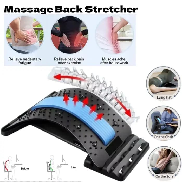 Masseur dorsal pour la relaxation musculaire