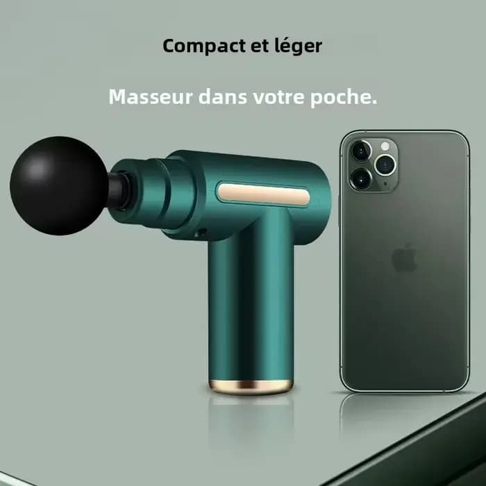 Mini pistolet de massage portatif sans fil