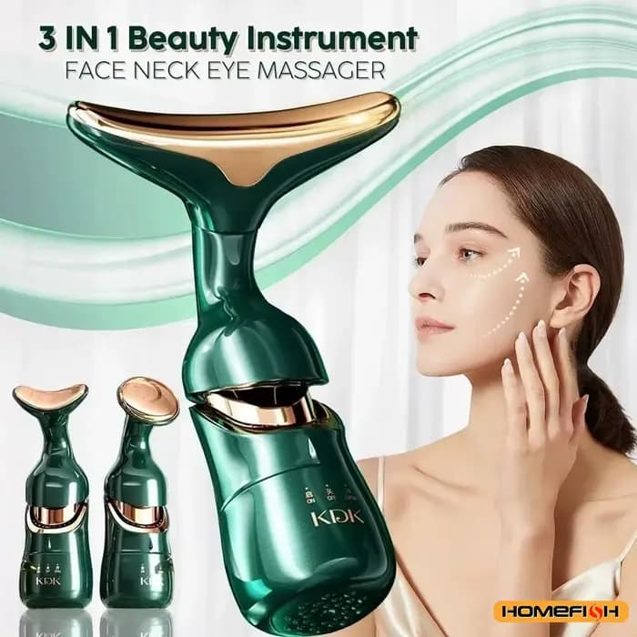 HOMEFISH 3 en 1 dispositif de Lifting du visage cou Massage des yeux