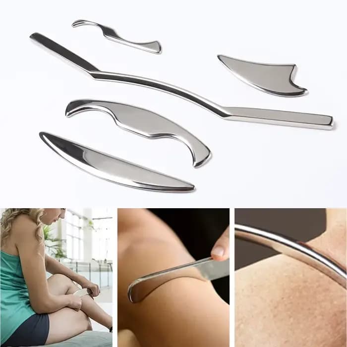 Outils de massage IASTM en acier inoxydable pour thérapie des tissus profonds