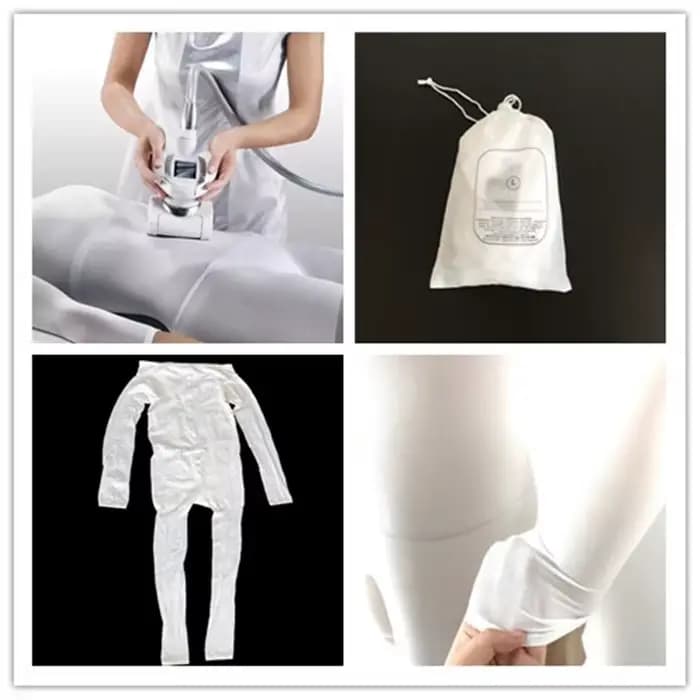 Body de couleur blanche pour Spa, vêtements jetables, façonnant la beauté, pour Machine de Massage à rouleaux sous vide