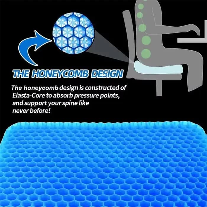 Coussin de siège en Gel Double épaisseur