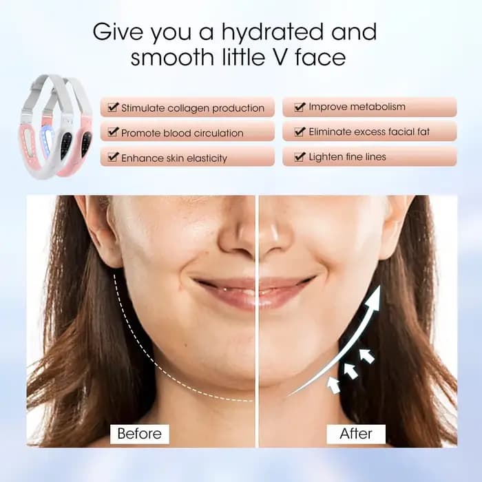 Masseur de visage en V Rechargeable