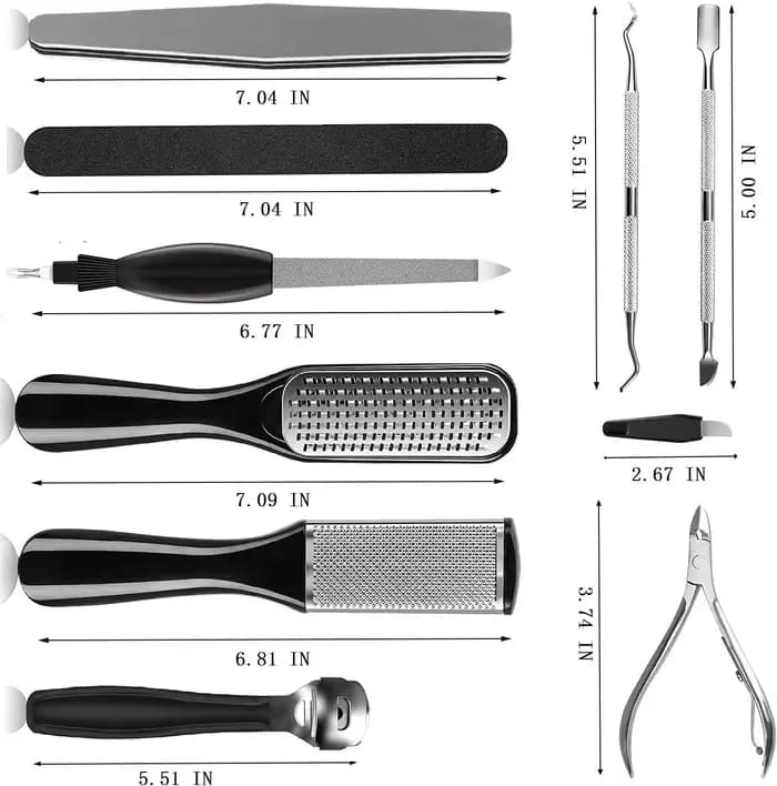 Kit de pédicure 8/10/23 en 1