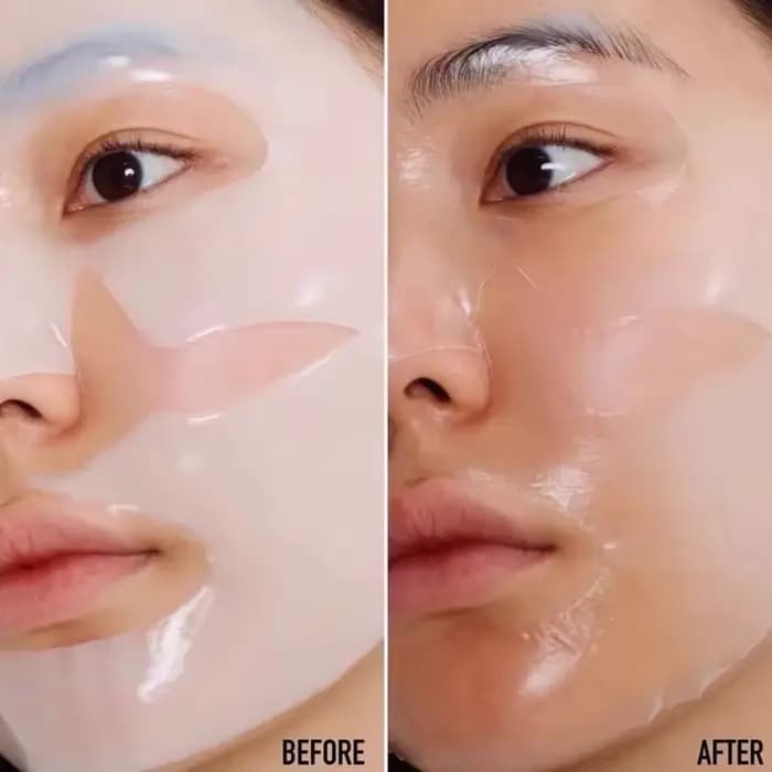 Lot de 10 masques faciaux coréens au collagène anti-rides – Atténue les ridules, anti-âge, raffermit la peau, hydrate et illumine