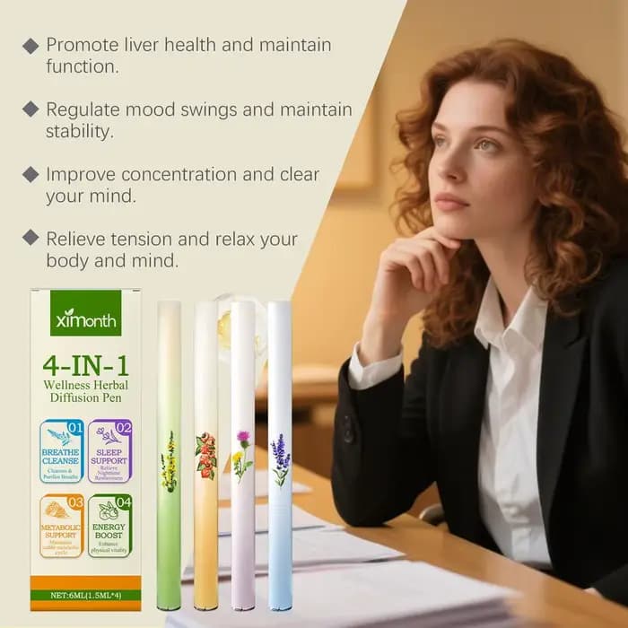 Stylo diffuseur d'aromathérapie 4 en 1