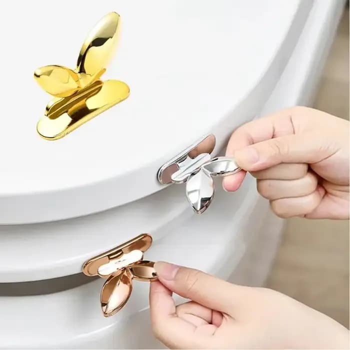 Dispositif de levage de couvercle de toilette, lève-couvercle de siège de toilette, poignée de couvercle de toilette, fournitures de salle de bains, 2 pièces ABS multifonctionnel pratique