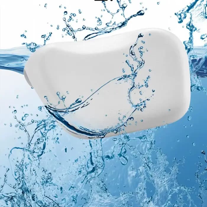 Oreiller de baignoire doux et antidérapant