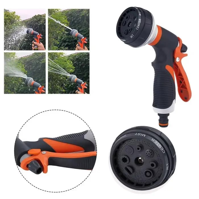 Nettoyeur de lavage de jardin haute puissance pression voiture et tuyau buse laveuse pistolet de pulvérisation d'eau réglable tuyau d'arrosage pistolet à eau de lavage de voiture