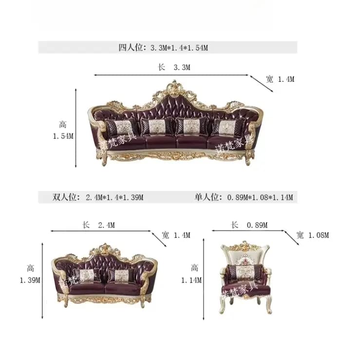 Canapé double classique avec coussins, style nordique, pour enfants, appartement, salon, grand canapé, meubles pour la maison, accessoires pour la maison