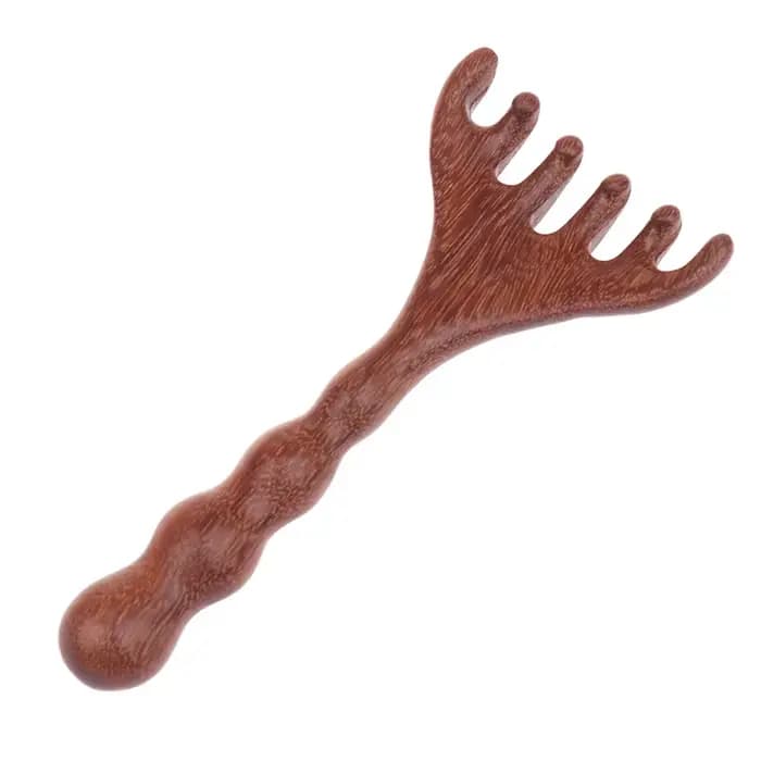 Tête de peigne en bois de cerf