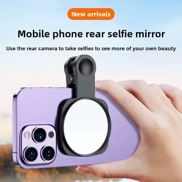 Kit de clips pour miroir Selfie, objectif de caméra pour Smartphone, pour IPhone, Streaming en direct, Photo, vidéo, accessoires Vlog