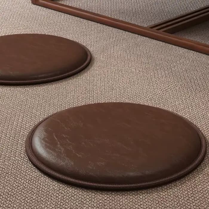 Coussin à mémoire de forme rond de style japonais professionnel de qualité supérieure