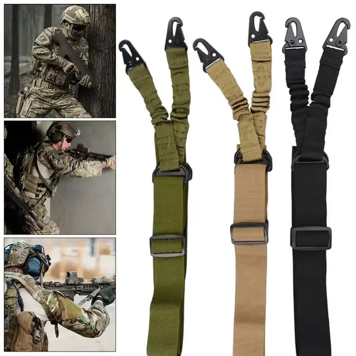 Écharpe pour pistolet tactique, tir réglable, 1/2/3 points, ceinture de cerclage pour fusil Airsoft, accessoires de chasse et de randonnée