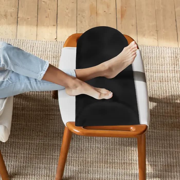 Coussin demi-lune en mousse à mémoire de forme confortable et résistant