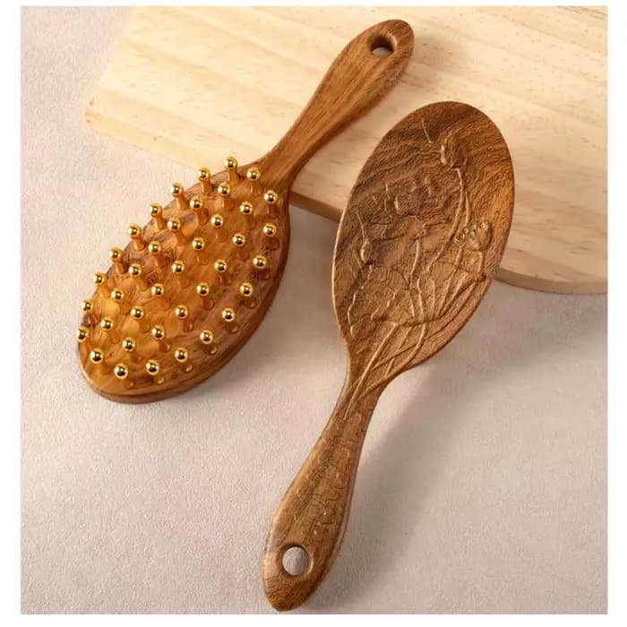 Peigne de Massage de tête à 39 dents et outil Gua Sha