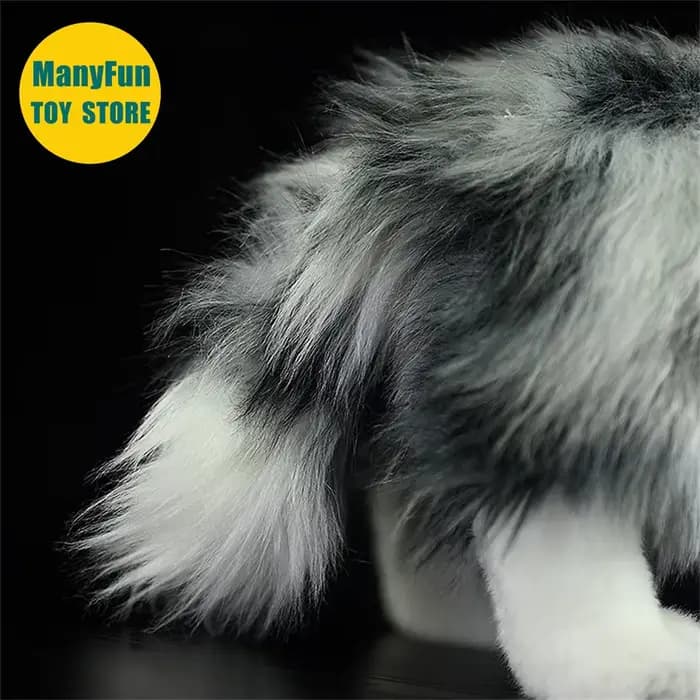Merle Border Collie Peluche haute fidélité Merle Collie Peluche mouton chien Peluche réaliste animaux en Peluche Simulation poupée enfants