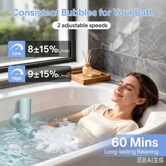 Jet de bain spa sans fil rechargeable