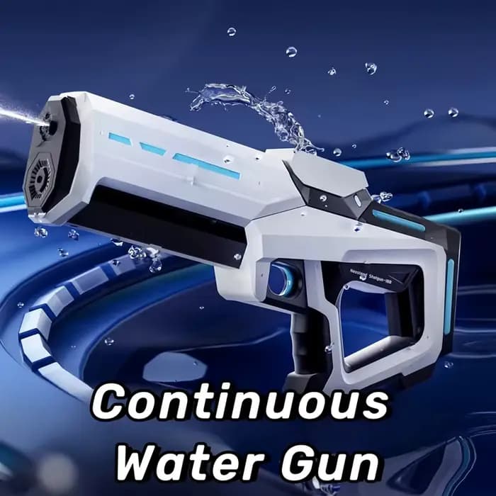 Pistolets à eau électriques pour adultes, puissants, à aspiration automatique, avec réservoir d'eau, jouets de jeu d'extérieur pour la piscine en été, cadeau