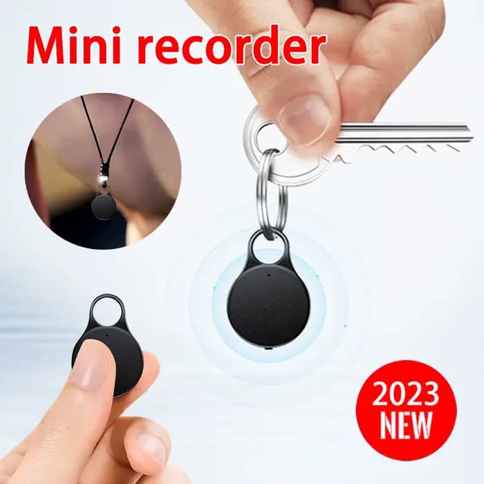 Mini enregistreur vocal 16 Go, appareil d'enregistrement numérique activé par la voix, dictaphone professionnel, lecteur audio micro MP3