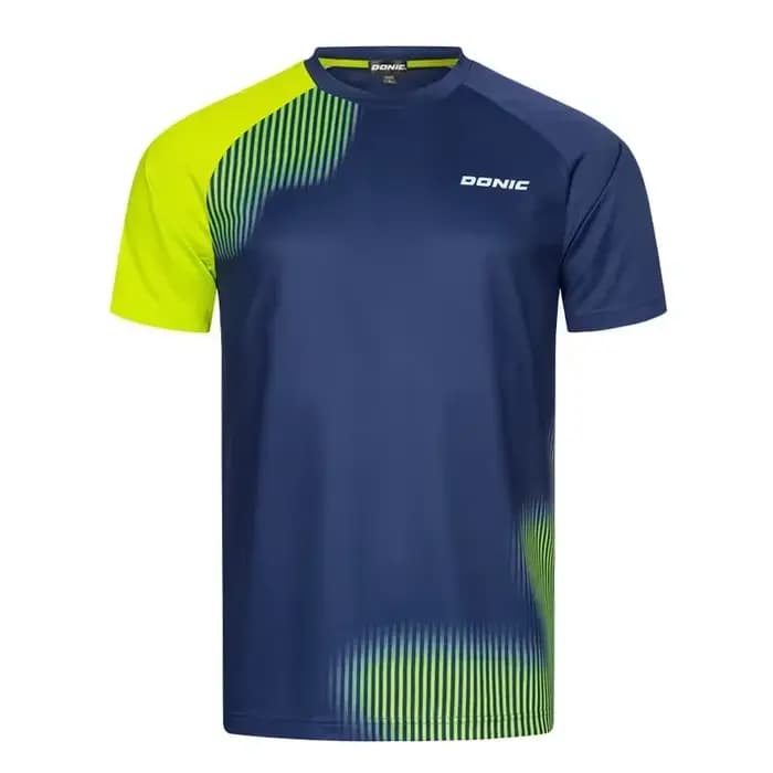DONIC – maillot de Tennis de Table à col rond, T-shirt de sport à séchage rapide, respirant, à manches courtes, chemise de Ping-Pong pour hommes et femmes, vêtements Y2k