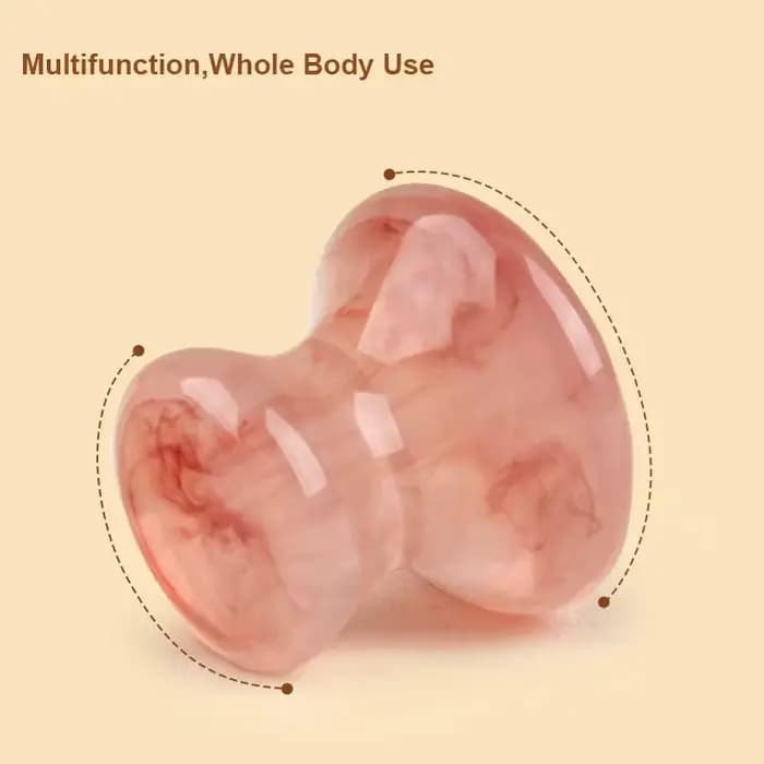Outil Gua Sha à tête de champignon | Masseur visage et corps d'acupression | Pour le SPA à domicile et les soins de