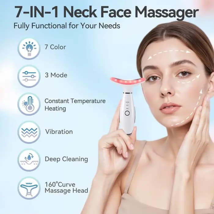 Masseur facial anti-rides 7 couleurs