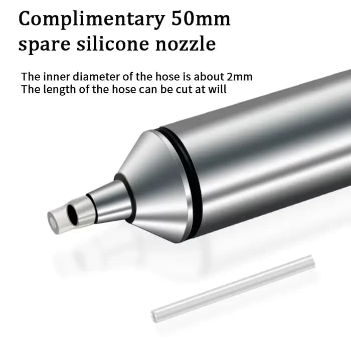 Pistolet à ventouse à souder professionnel en alliage d'aluminium, pompe à dessouder puissante pour la réparation électronique, outil de soudage de PCB, buse en silicone