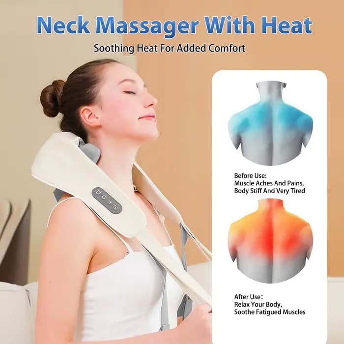 Masseur de cou Shiatsu pour tissus profonds