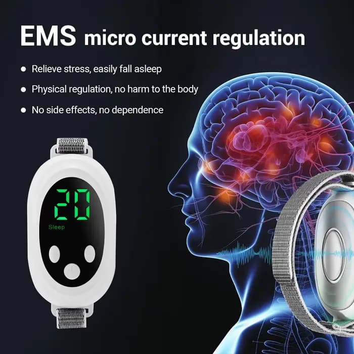 Appareil de sommeil intelligent 2 modes 20 niveaux d'intensité soulagement de l'anxiété neurologique