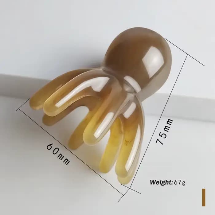 Peigne de Massage en résine poulpe