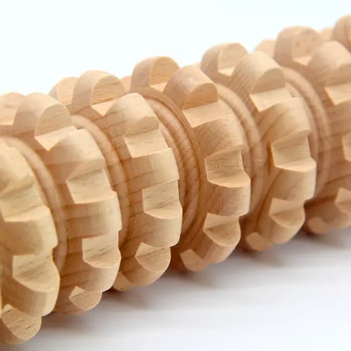 Rouleau de thérapie en bois