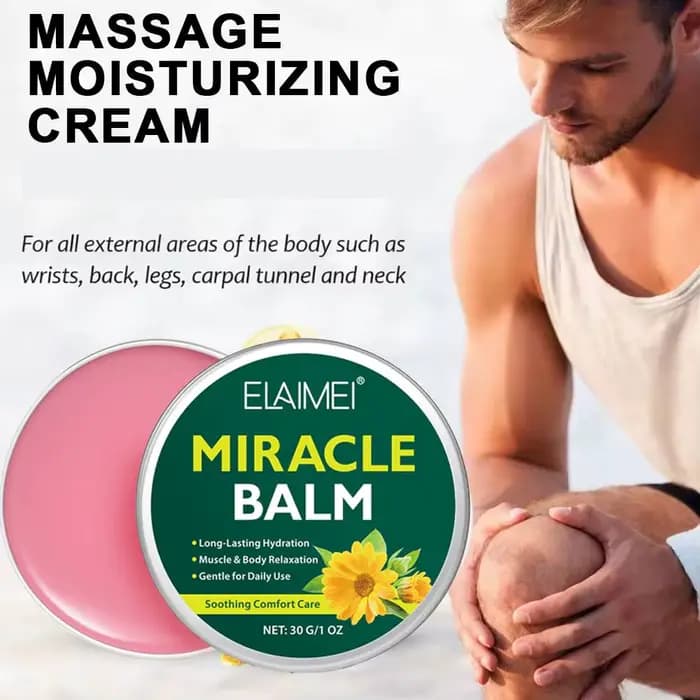 Crème hydratante pour massage profond
