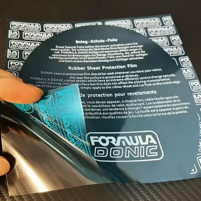 DONIC – Film de protection pour raquette de tennis de table, autocollant transparent, protection en caoutchouc pour Ping-Pong, housse anti-poussière, accessoires