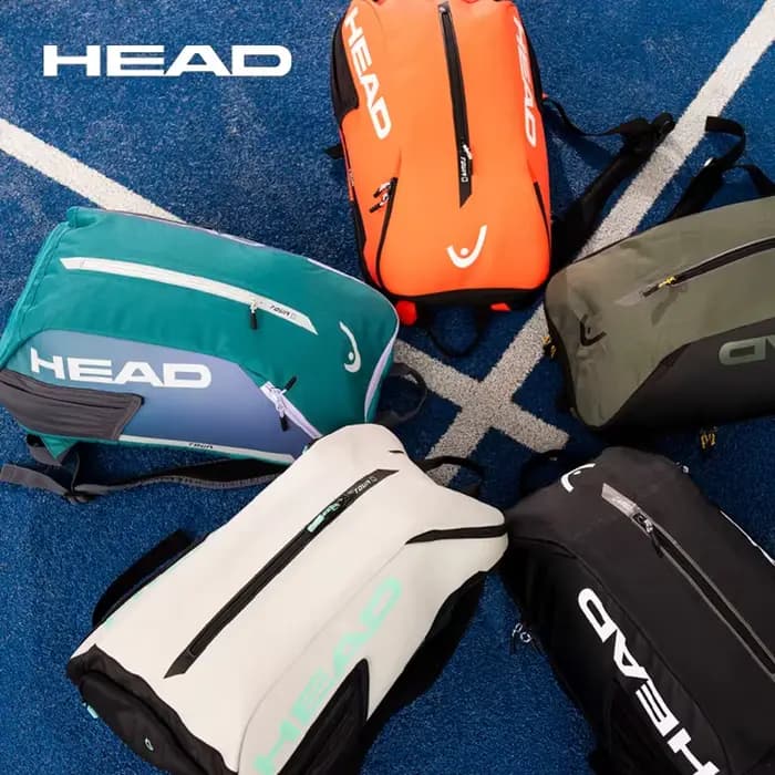 HEAD TOUR série sac à dos de Tennis Original 1-2Pack sac de raquette de Tennis de tête Padel sac à bandoulière de Tennis de plage sac de Tennis de raquette