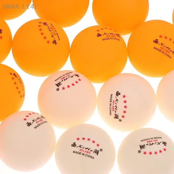 {MAX-114} 10 pièces balles de Tennis de Table 5 étoiles de haute qualité 40 + balles de Ping-Pong ABS pour balles d'entraînement de compétition Amateur de Train de Club
