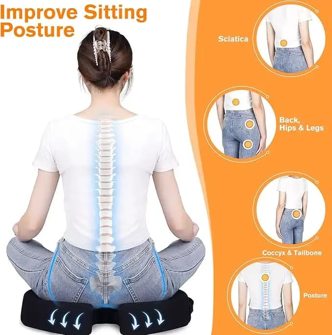 Coussin de siège coussins de chaise de bureau Coccyx mousse à mémoire de forme orthopédique U