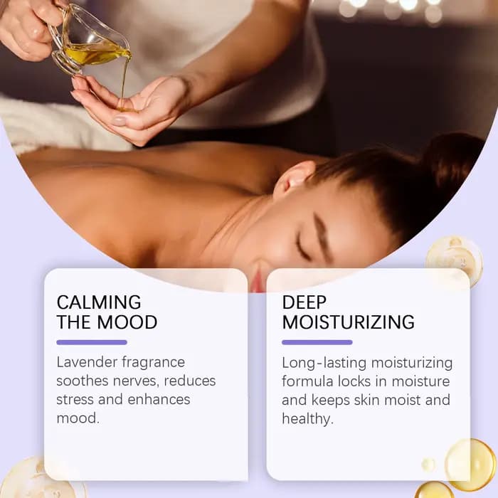 Huile de Massage relaxante à la lavande