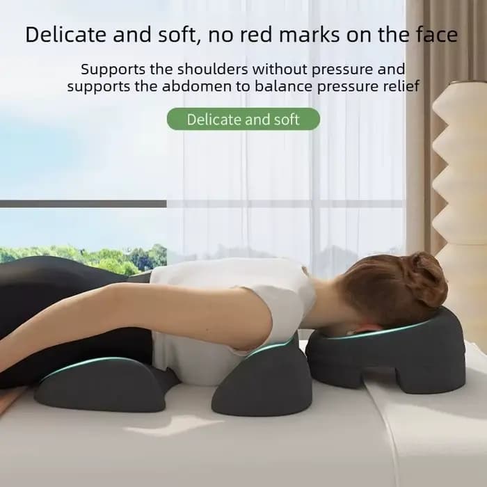 Oreiller de massage SPA pour le visage et la poitrine