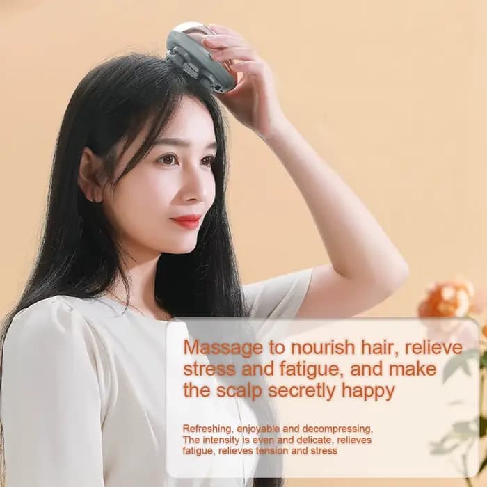 Appareil électrique de Massage de tête par Vibration du cuir chevelu